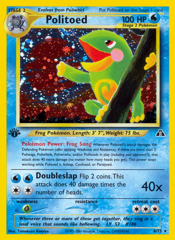 Politoed (8/75) [Neo Discovery 1st Edition] - Deck Out Gaming