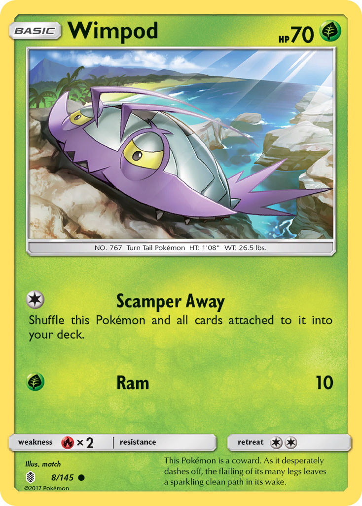 Wimpod (8) [SM - Guardians Rising] - Deck Out Gaming