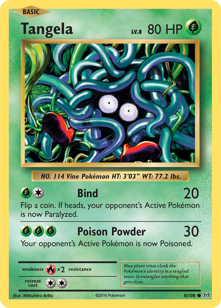 Tangela (8) [XY - Evolutions] - Deck Out Gaming