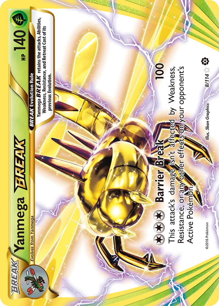 Yanmega BREAK (8) [XY - Steam Siege] - Deck Out Gaming