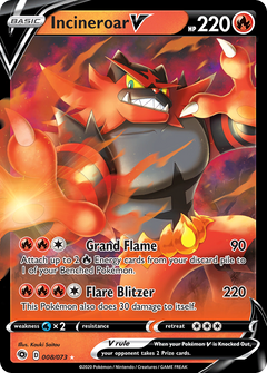 Incineroar V [Champion's Path] - Deck Out Gaming