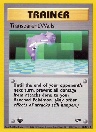 Transparent Walls (125) [Gym Challenge] 1st Edition