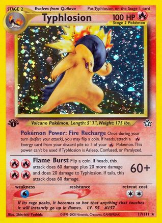Typhlosion (17) [Neo Genesis] Unlimited Holofoil
