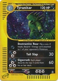 Tyranitar (H28) (H28) [Aquapolis] Reverse Holofoil - Deck Out Gaming