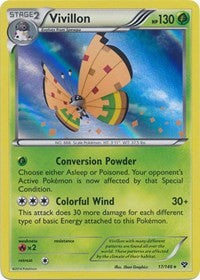 Vivillon (High Plains [Orange]) (17) [XY Base Set] Reverse Holofoil - Deck Out Gaming