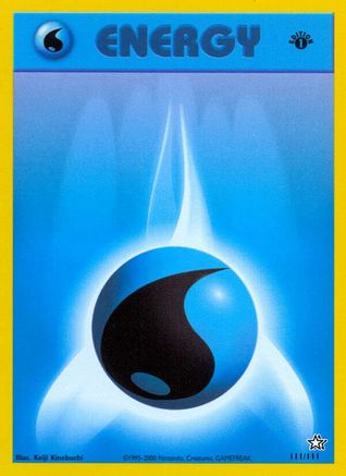 Water Energy (111) [Neo Genesis] 1st Edition - Deck Out Gaming