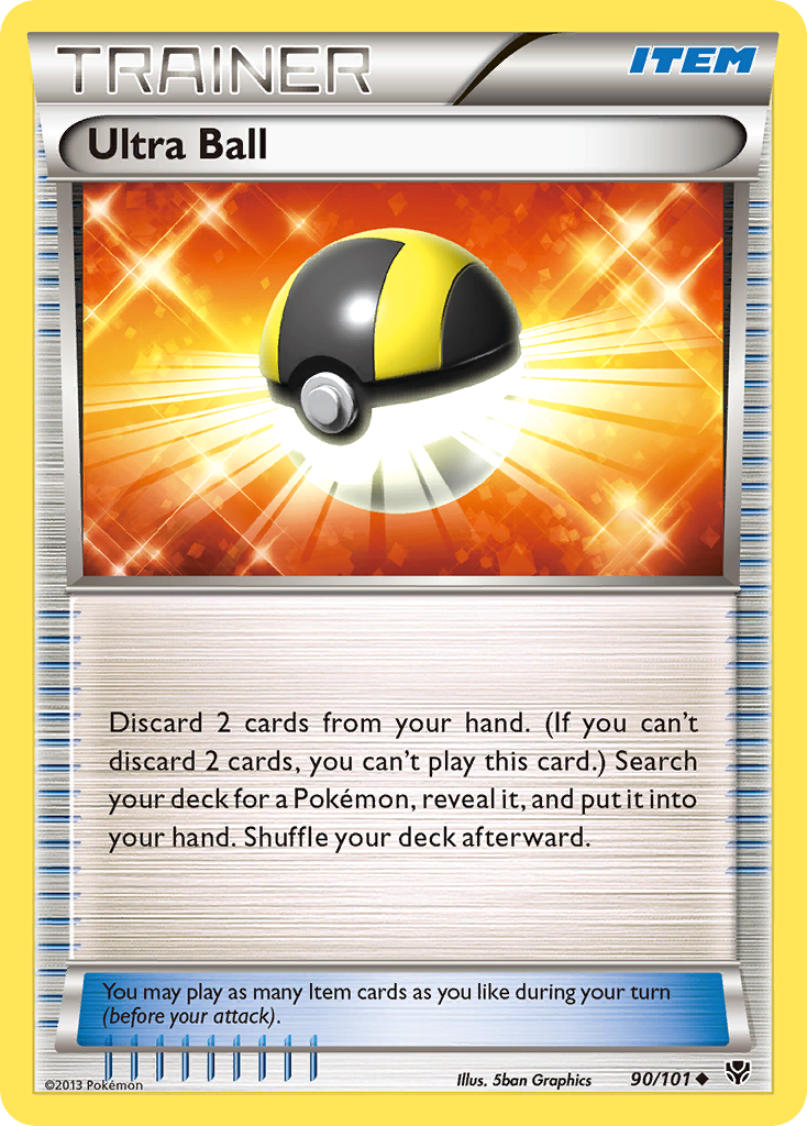 Ultra Ball (90) [Plasma Blast] Reverse Holofoil - Deck Out Gaming