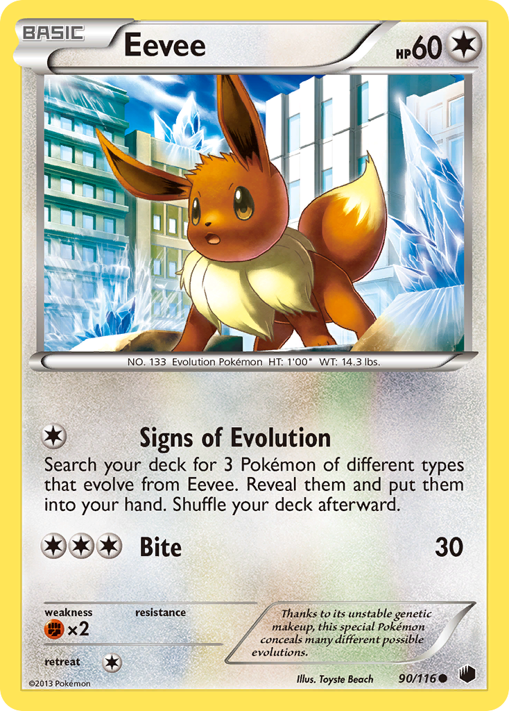 Eevee (90) [Plasma Freeze] Reverse Holofoil - Deck Out Gaming