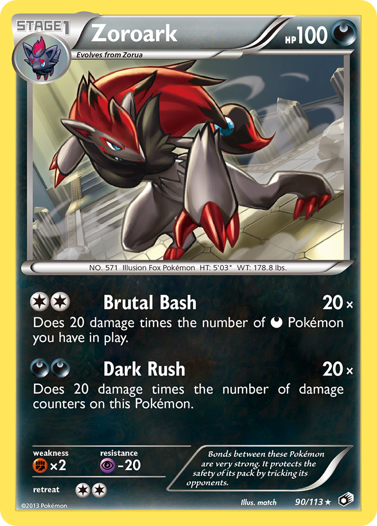 Zoroark (90) [Legendary Treasures] Reverse Holofoil - Deck Out Gaming