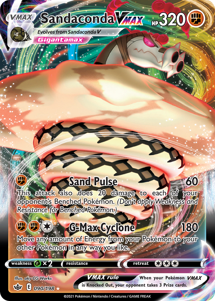 Sandaconda VMAX (090/198) [Sword & Shield: Chilling Reign] - Deck Out Gaming