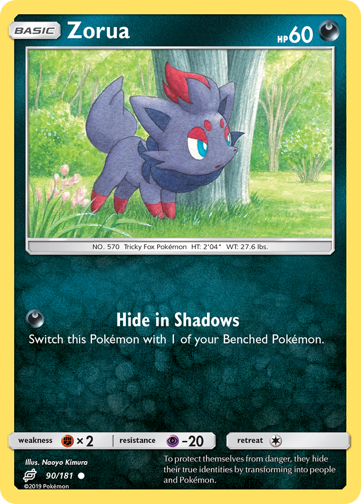 Zorua (90/181) [Sun & Moon: Team Up] Reverse Holofoil - Deck Out Gaming