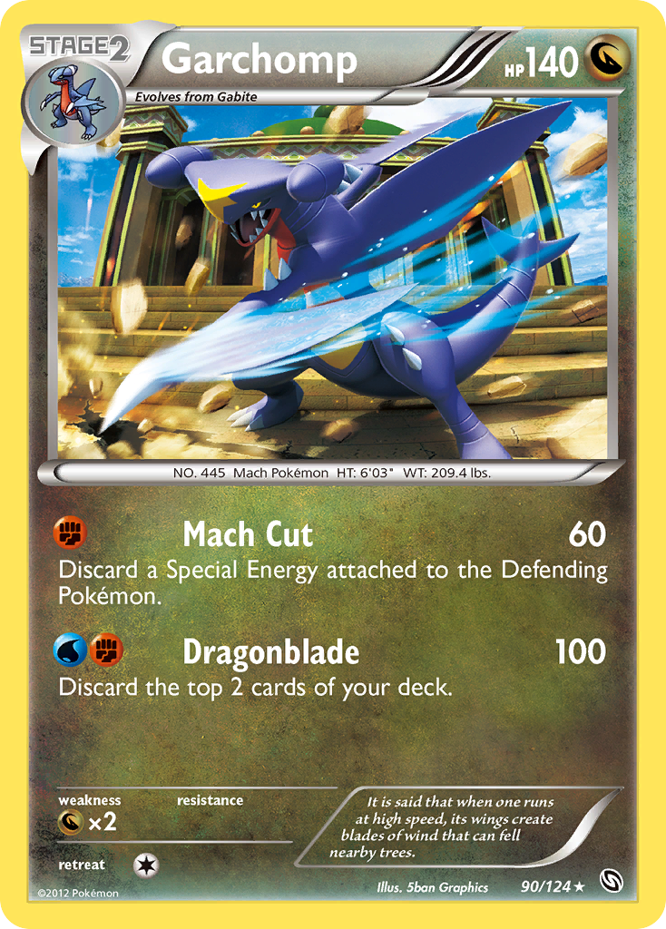 Garchomp (90) [Dragons Exalted] Reverse Holofoil - Deck Out Gaming