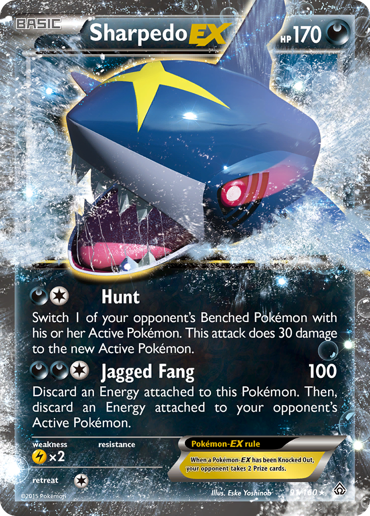 Sharpedo EX (91) [XY - Primal Clash] - Deck Out Gaming