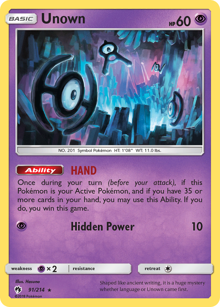 Unown (91) (91) [SM - Lost Thunder] - Deck Out Gaming