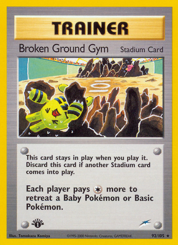 Broken Ground Gym (92) [Neo Destiny]