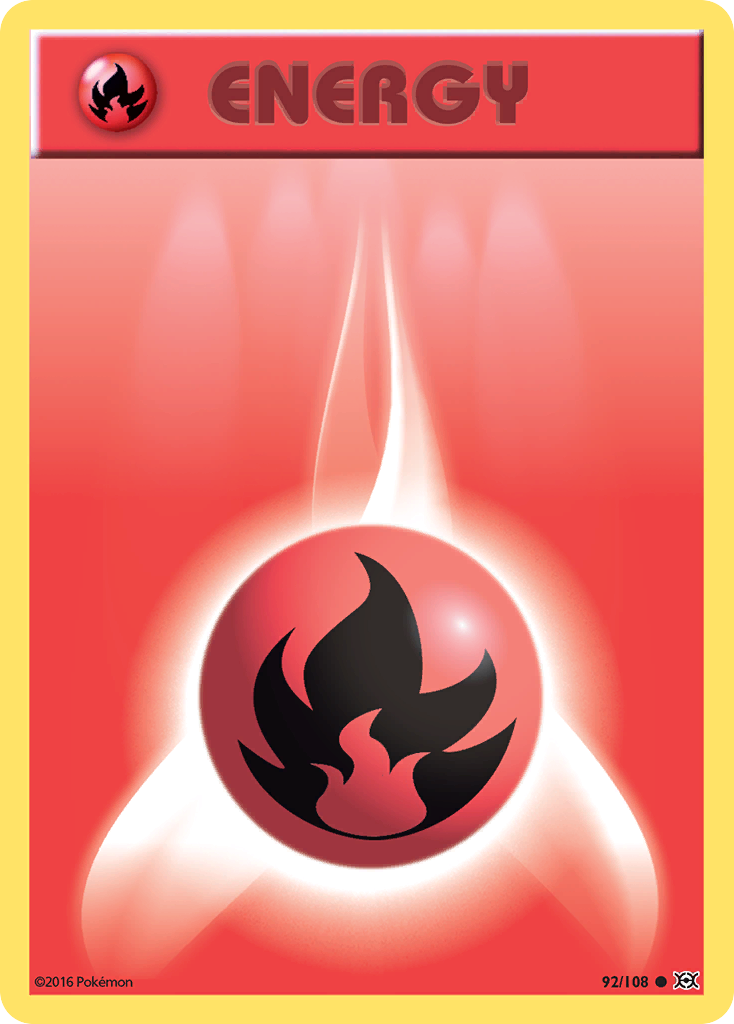 Fire Energy (92) [XY - Evolutions] Reverse Holofoil - Deck Out Gaming