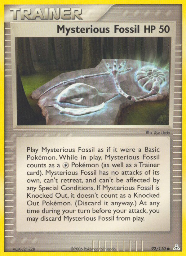 Mysterious Fossil (92) [Holon Phantoms] Reverse Holofoil