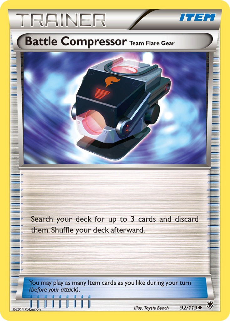 Battle Compressor (92) [XY - Phantom Forces] - Deck Out Gaming