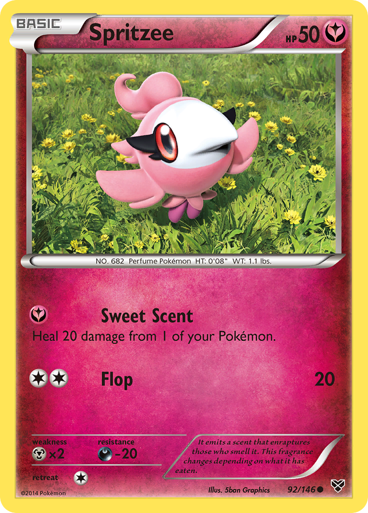 Spritzee (92) [XY Base Set] Reverse Holofoil - Deck Out Gaming