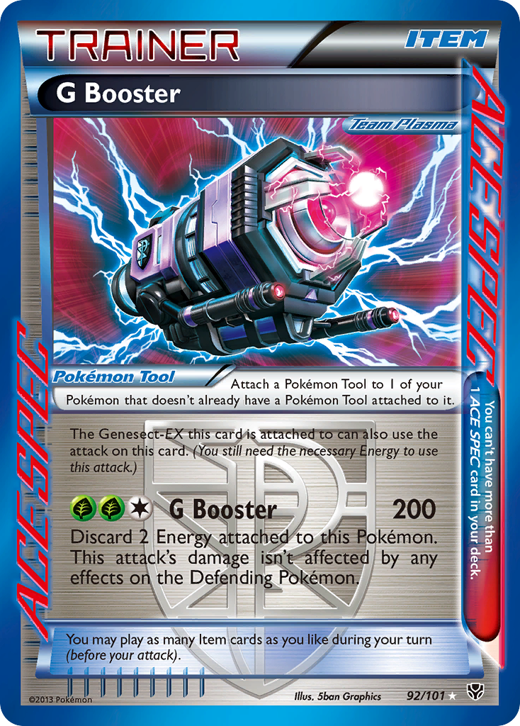 G Booster (Team Plasma) (92) [Plasma Blast] - Deck Out Gaming