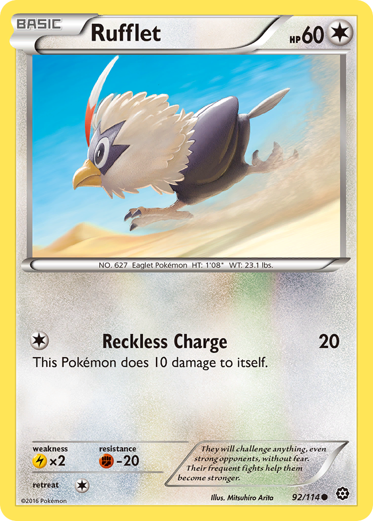 Rufflet (92/114) [XY: Steam Siege] - Deck Out Gaming