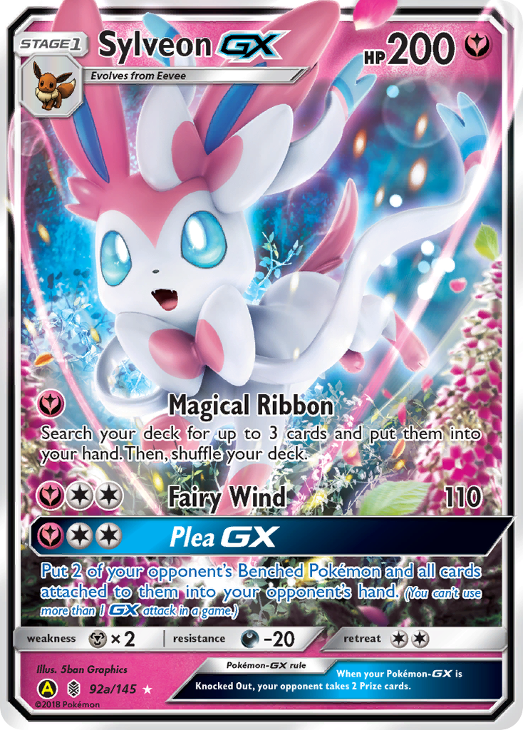 Sylveon GX - 92a/145 [Alternate Art Promos] - Deck Out Gaming