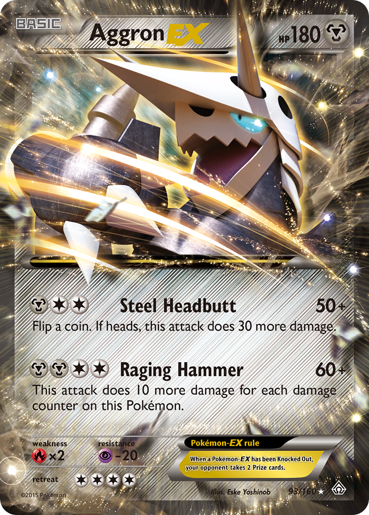 Aggron EX (93) [XY - Primal Clash] - Deck Out Gaming