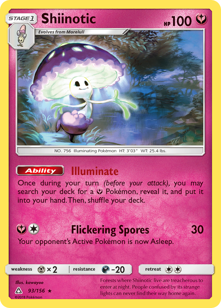 Shiinotic (93) [SM - Ultra Prism] Reverse Holofoil - Deck Out Gaming