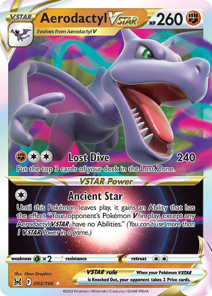 Aerodactyl VSTAR (093/196) [Sword & Shield: Lost Origin] - Deck Out Gaming