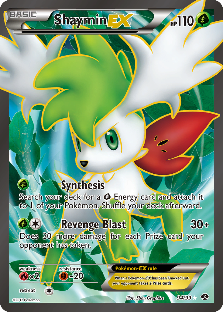 Shaymin EX (94 Full Art) (94) [Next Destinies] - Deck Out Gaming