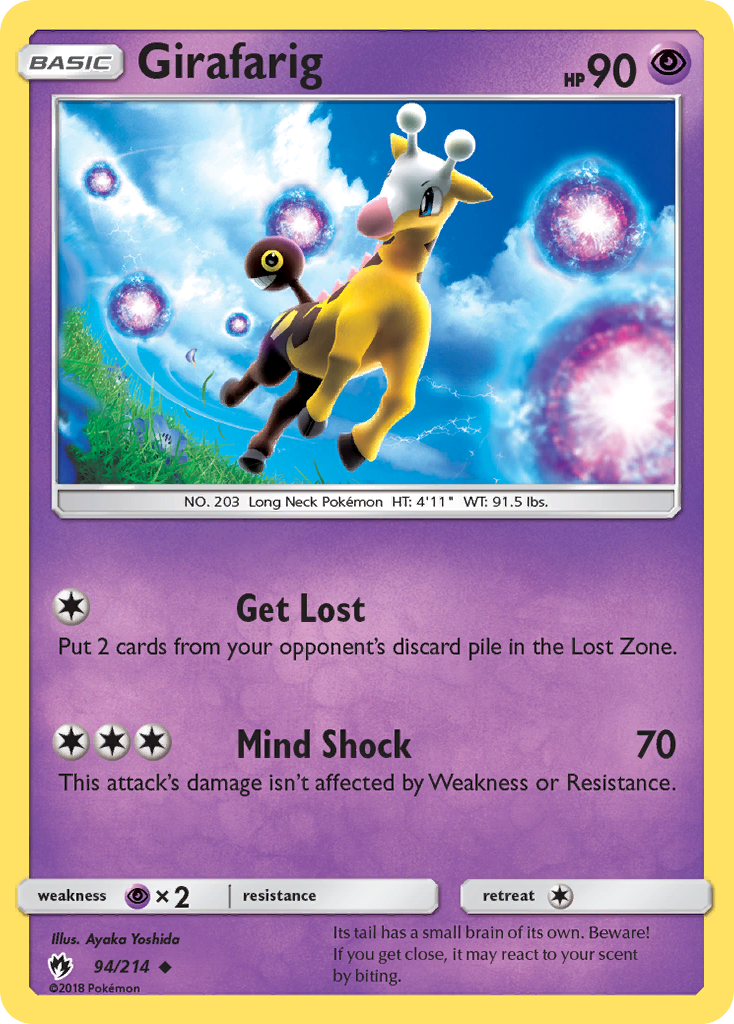 Girafarig (94) [SM - Lost Thunder] Reverse Holofoil - Deck Out Gaming