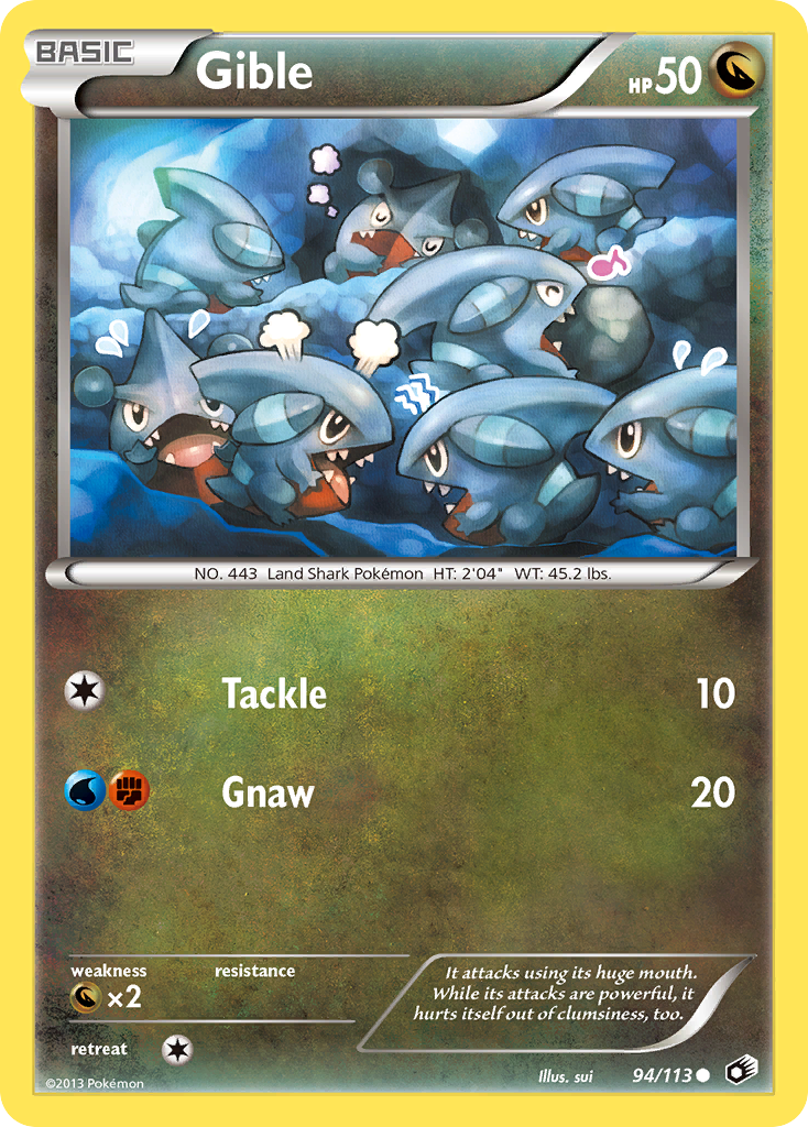 Gible (94) [Legendary Treasures] - Deck Out Gaming