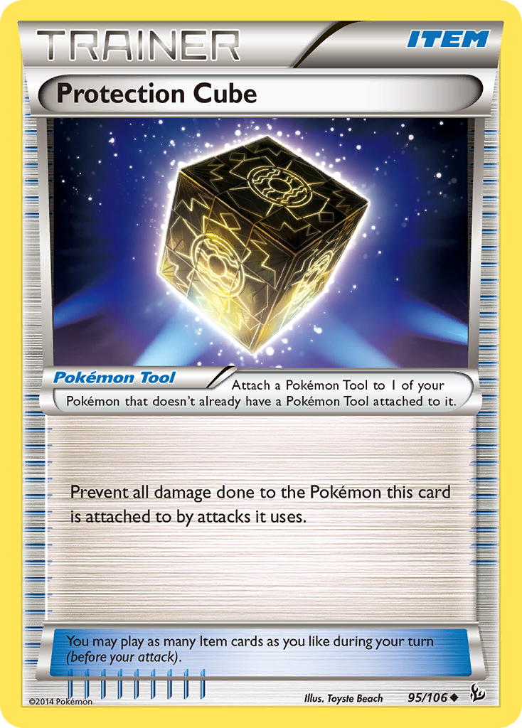 Protection Cube (95) [XY - Flashfire] Reverse Holofoil - Deck Out Gaming