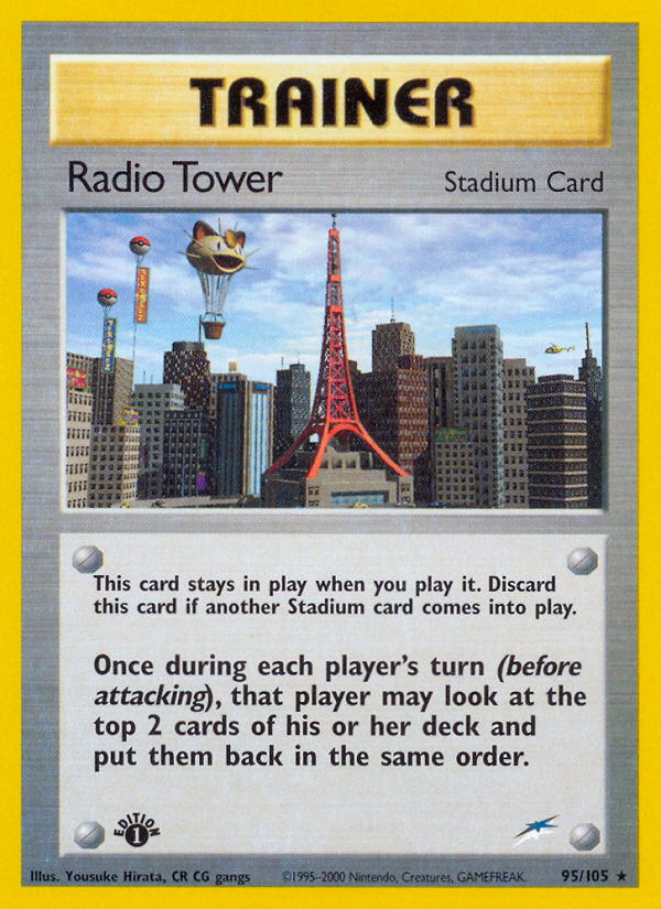 Radio Tower (95/105) [Neo Destiny 1st Edition] - Deck Out Gaming