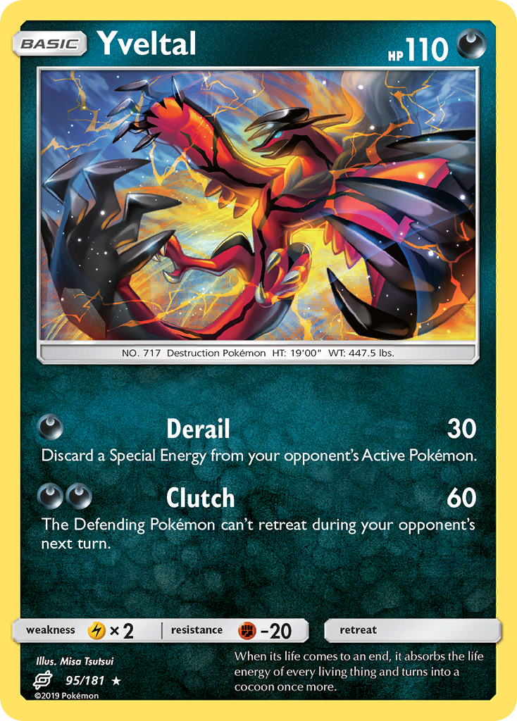 Yveltal (95/181) [Sun & Moon: Team Up] - Deck Out Gaming