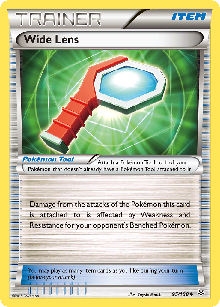 Wide Lens (95) [XY - Roaring Skies] Reverse Holofoil - Deck Out Gaming