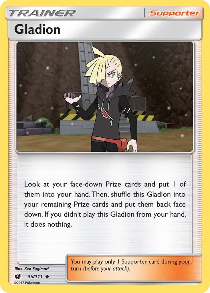 Gladion (95) [SM - Crimson Invasion] Reverse Holofoil - Deck Out Gaming