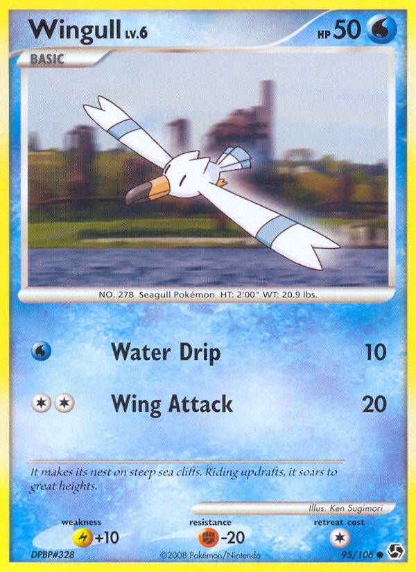 Wingull (95) [Great Encounters] Reverse Holofoil