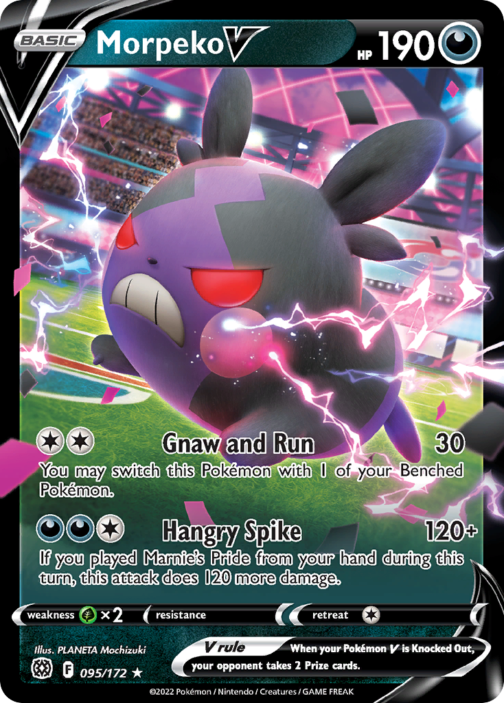 Morpeko V (095/172) [Sword & Shield: Brilliant Stars] - Deck Out Gaming