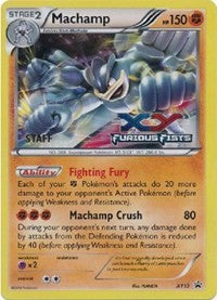 Machamp (XY Furious Fists Staff Prerelease) (XY13) [XY Promos] - Deck Out Gaming