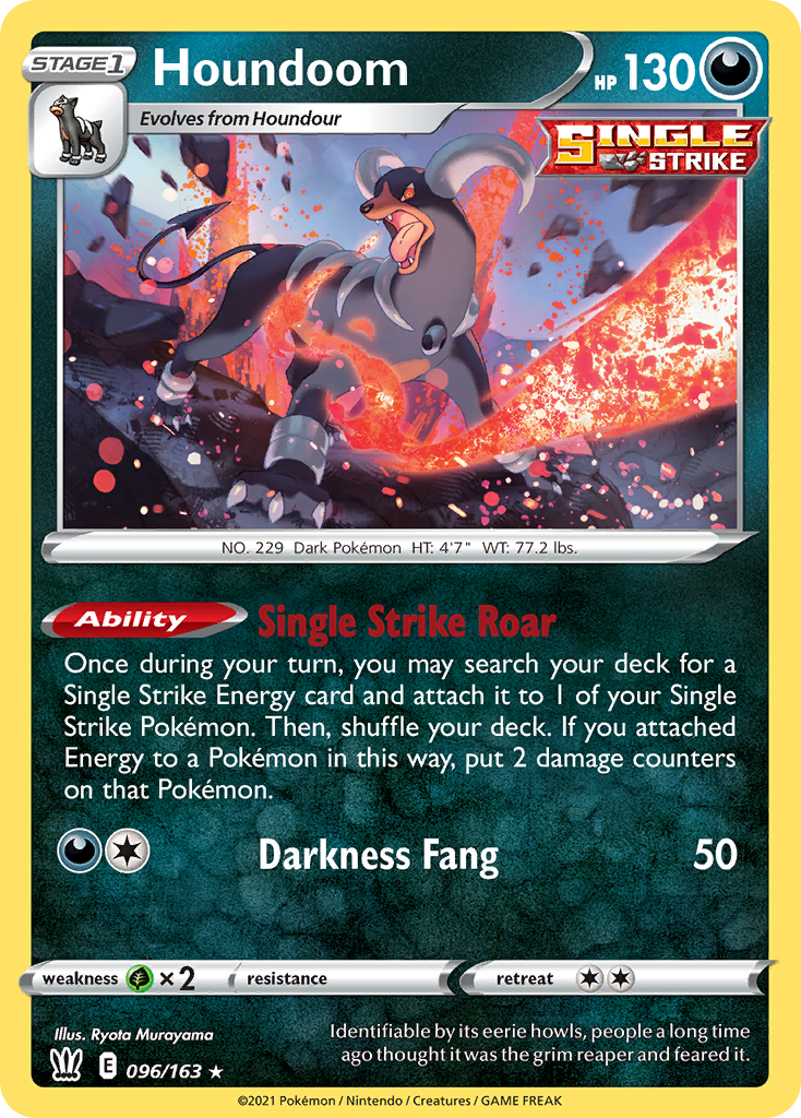 Houndoom [SWSH05: Battle Styles] Reverse Holofoil - Deck Out Gaming