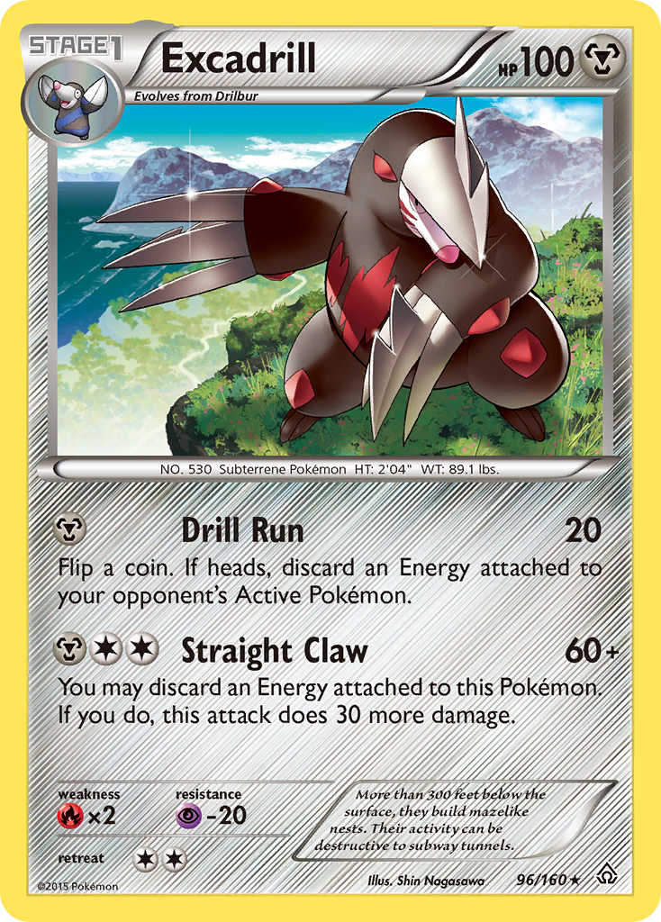 Excadrill (96) [XY - Primal Clash] - Deck Out Gaming