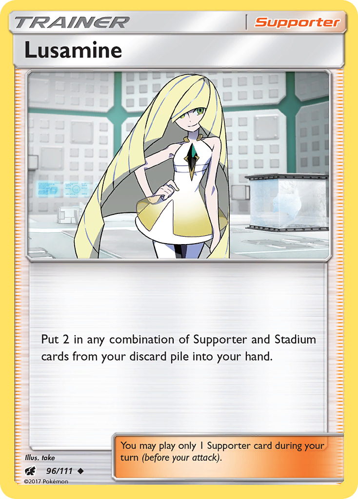 Lusamine (96) [SM - Crimson Invasion] Reverse Holofoil - Deck Out Gaming