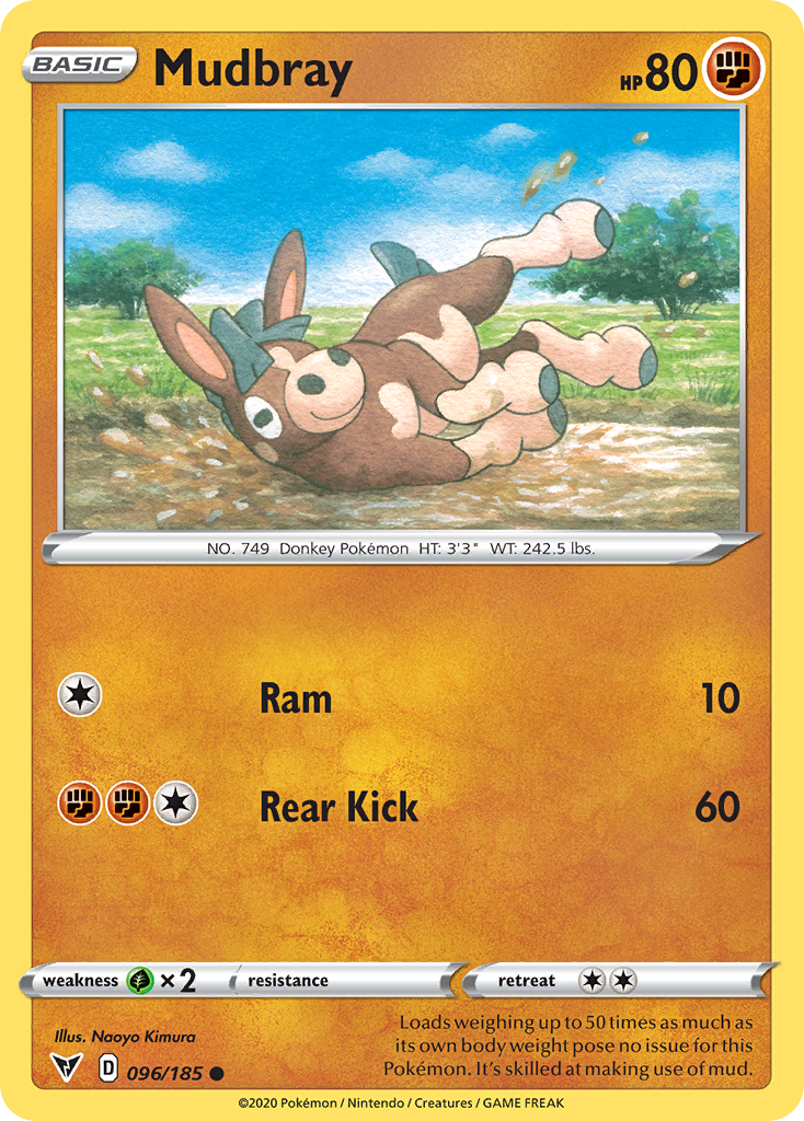 Mudbray [SWSH04: Vivid Voltage] Reverse Holofoil - Deck Out Gaming