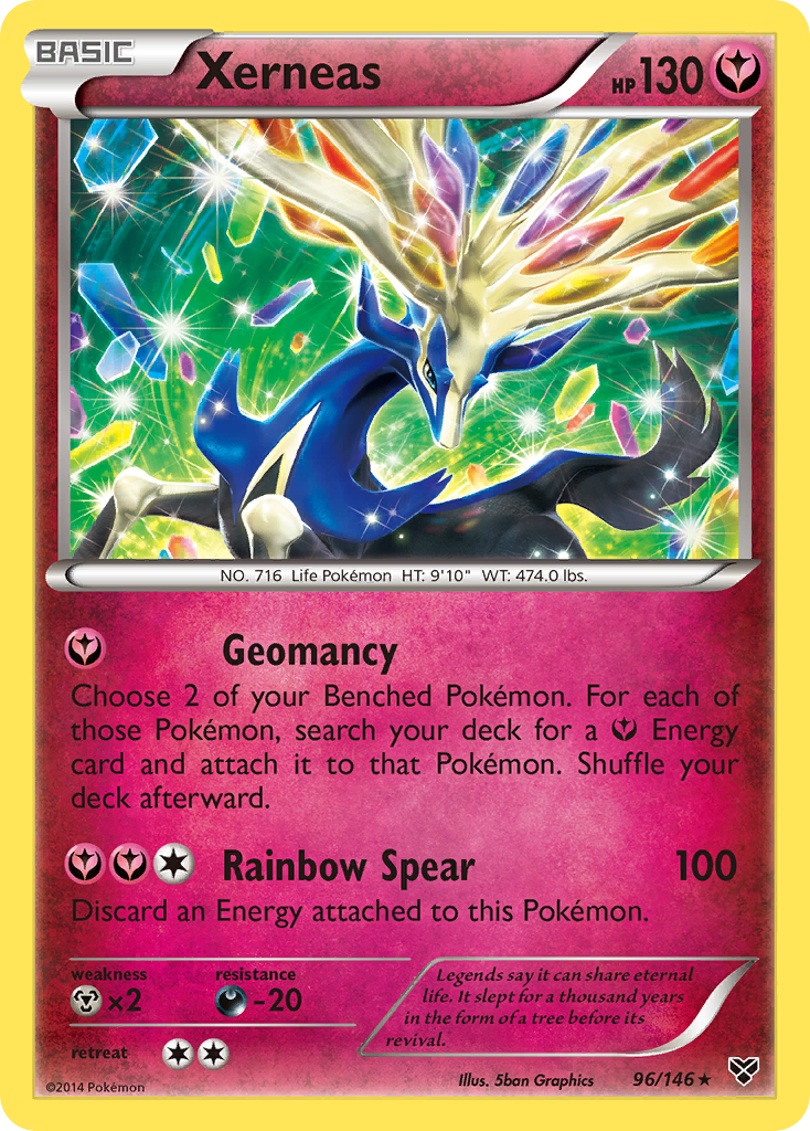 Xerneas (96) [XY Base Set] Reverse Holofoil - Deck Out Gaming