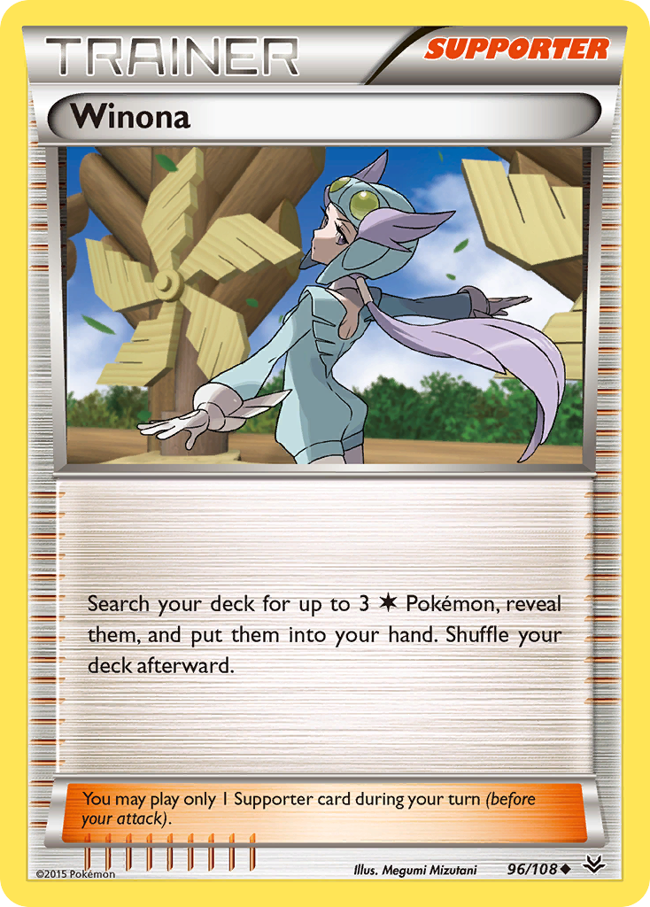 Winona (96) [XY - Roaring Skies] Reverse Holofoil - Deck Out Gaming