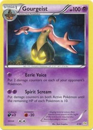 Gourgeist (2/30) [XY: Trainer Kit - Noivern] - Deck Out Gaming