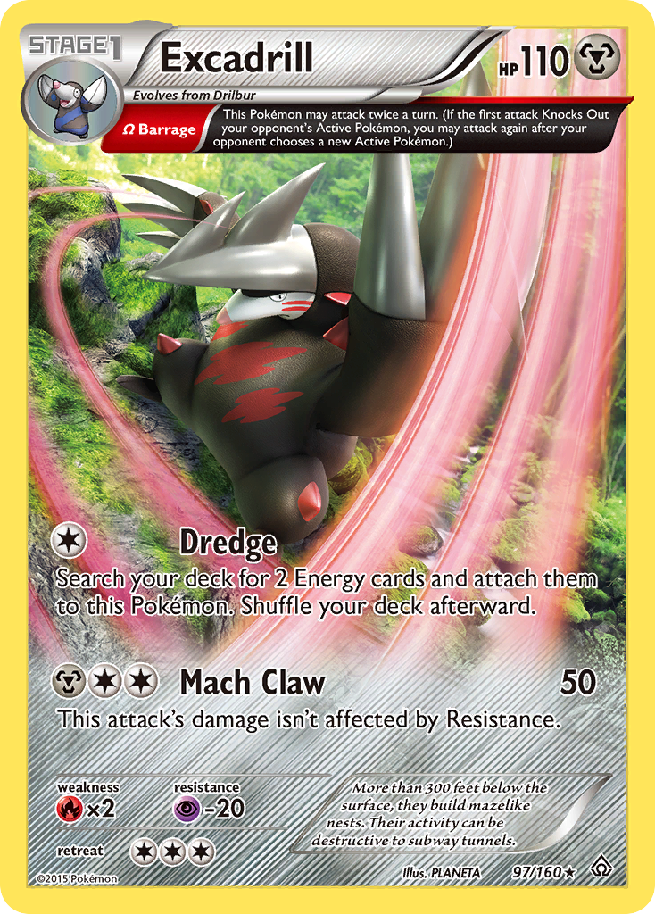 Excadrill (Omega) (97) [XY - Primal Clash] - Deck Out Gaming