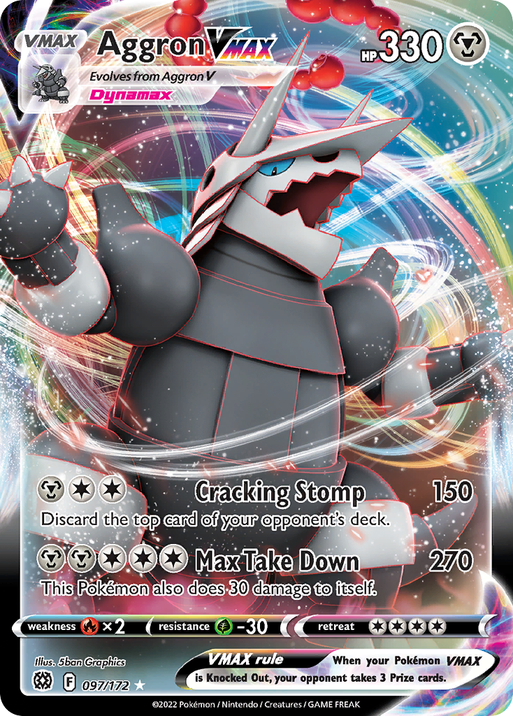 Aggron VMAX (097/172) [Sword & Shield: Brilliant Stars] - Deck Out Gaming