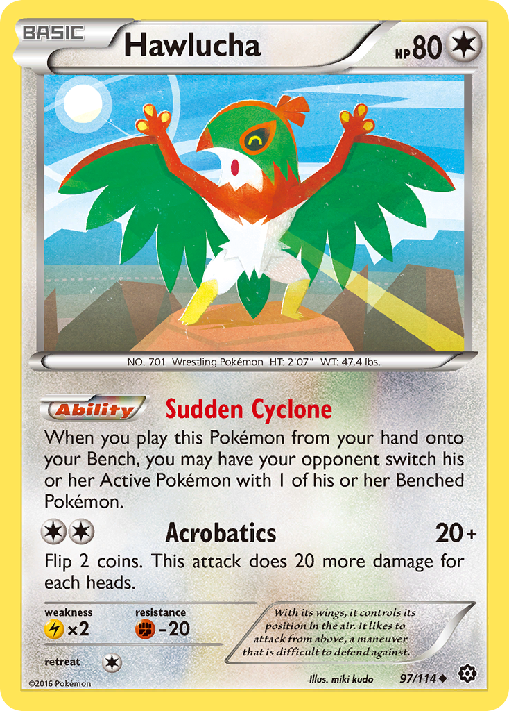 Hawlucha (97/114) [XY: Steam Siege] - Deck Out Gaming